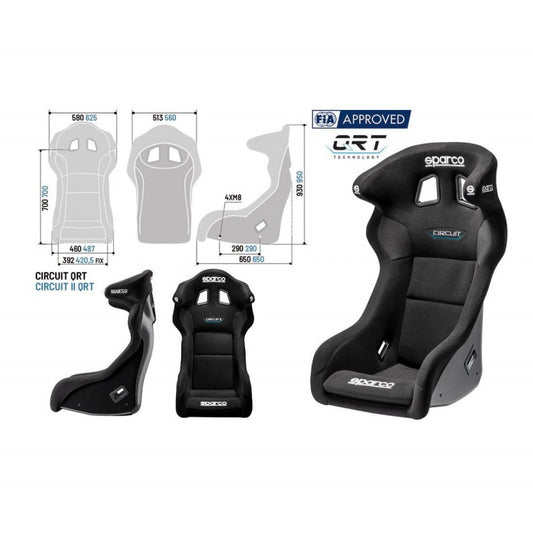 ASIENTO SPARCO CIRCUIT II QRT
