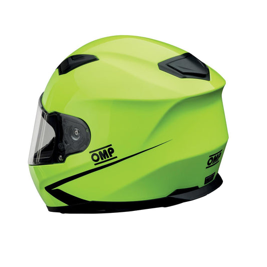 comprar casco omp circuit evo fluor amarillo