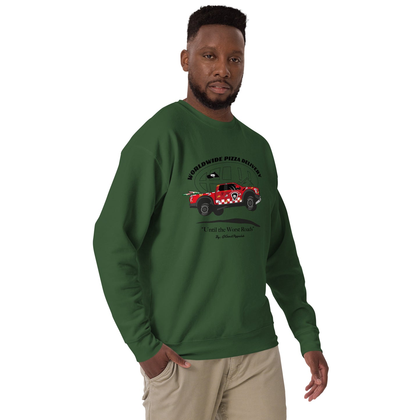 Sudadera unisex Ford F150 Raptor "WorldWide Pizza Delivery"