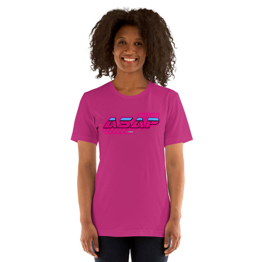 Camiseta unisex "Race Day ASAP" Pink