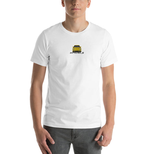 Camiseta unisex bordada Porsche TurboS 997