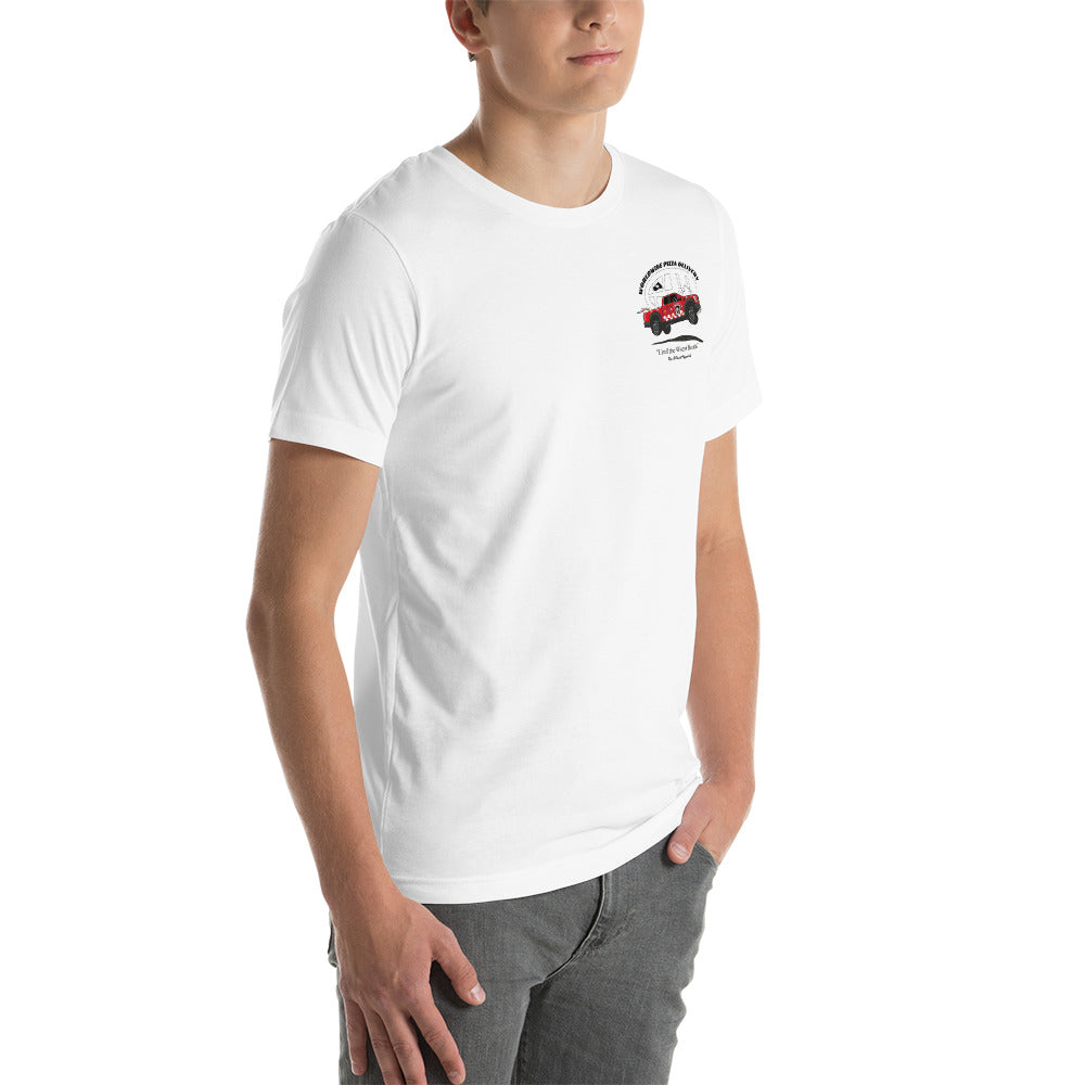 Camiseta unisex Ford F150 Raptor "WorldWide Pizza Delivery"