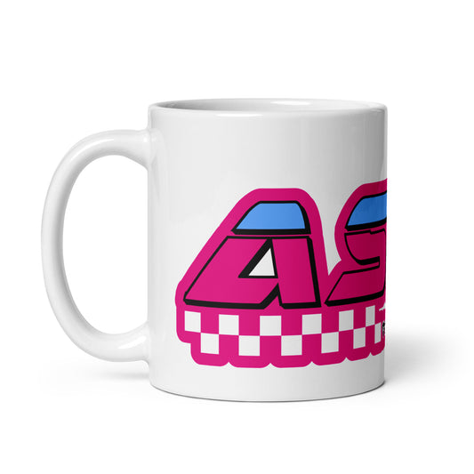 Taza 11oz "Race Day ASAP" Pink