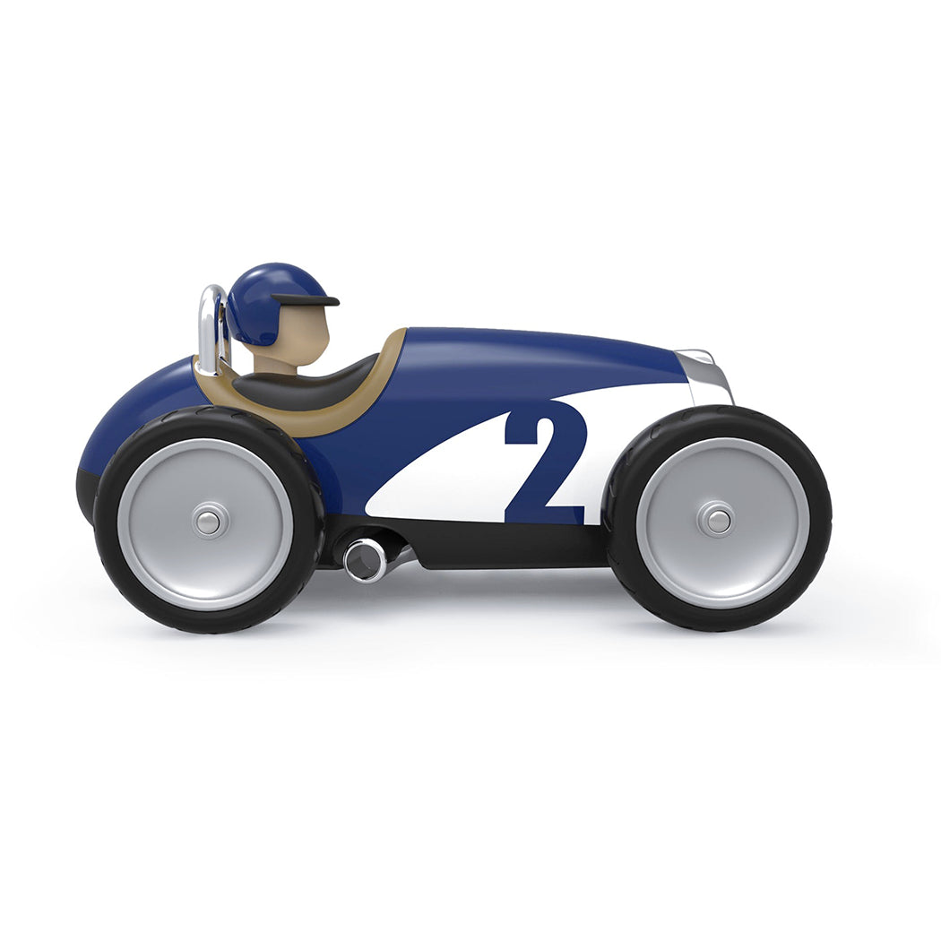 Toy Coche de carreras estilo Bugatti EB Azul