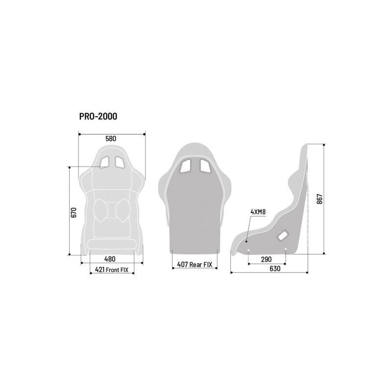 SPARCO PRO 2000 QRT SEAT – FIA Bucket Seat for serious track use