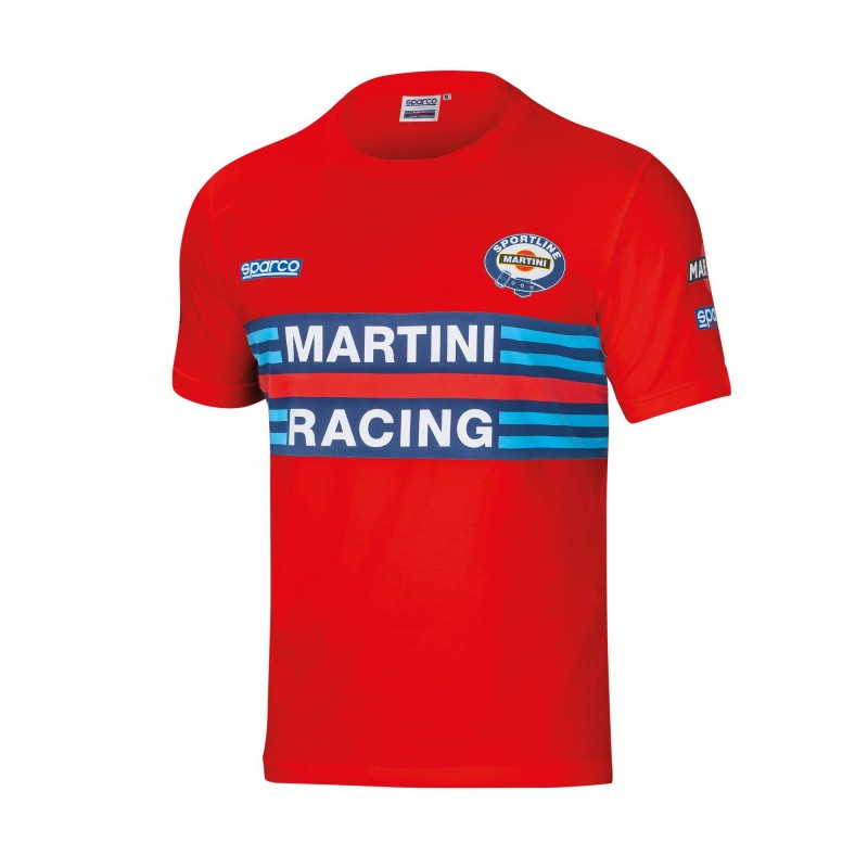 CAMISETA SPARCO MARTINI-R ROJO