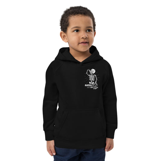 Unisex kids sweatshirt Skull BurnOut & Eat Pizza | Cars&Pizza Club