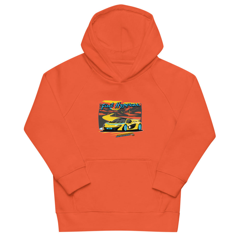 Sudadera con gorro kids unisex Mclaren P1 "First Hypercar" Heritage