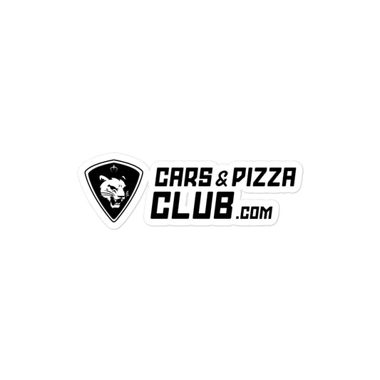 Pegatinas troqueladas "Cars&Pizza Club" New Logo