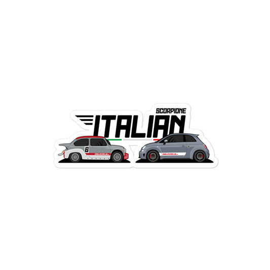 Pegatinas troqueladas Fiat 500 Abarth