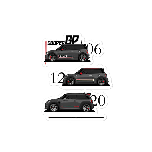 Pegatinas troqueladas Mini GP "Generation"