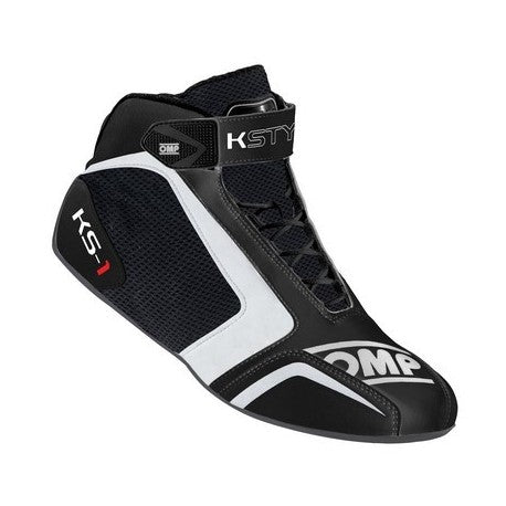 OMP KS-1 BLACK/WHITE SHOES