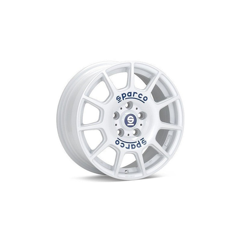 SPARCO WHEELS TERRA WHITE/BLUE RIM