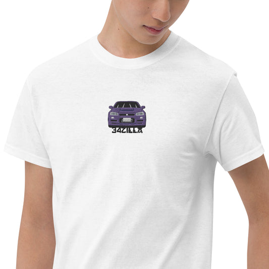Camiseta unisex bordada Nissan Skyline R34 "34ZILLA"