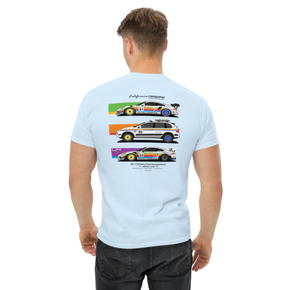 Camiseta unisex Rainbow 955, 911 "Cars&Pizza Edition 1" Exclusive series solo 50 unidades.