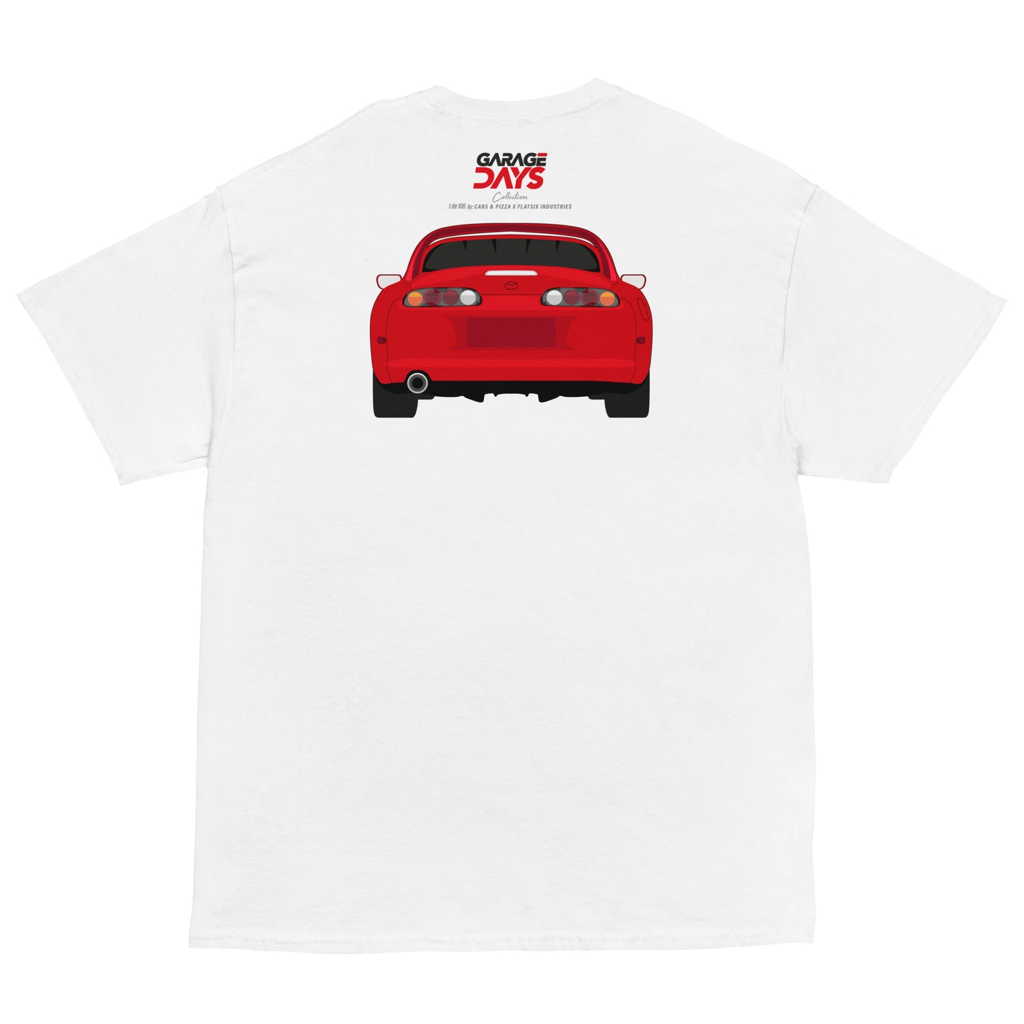 Camiseta unisex Toyota Supra MK4 "Garage Days" 1 of 100