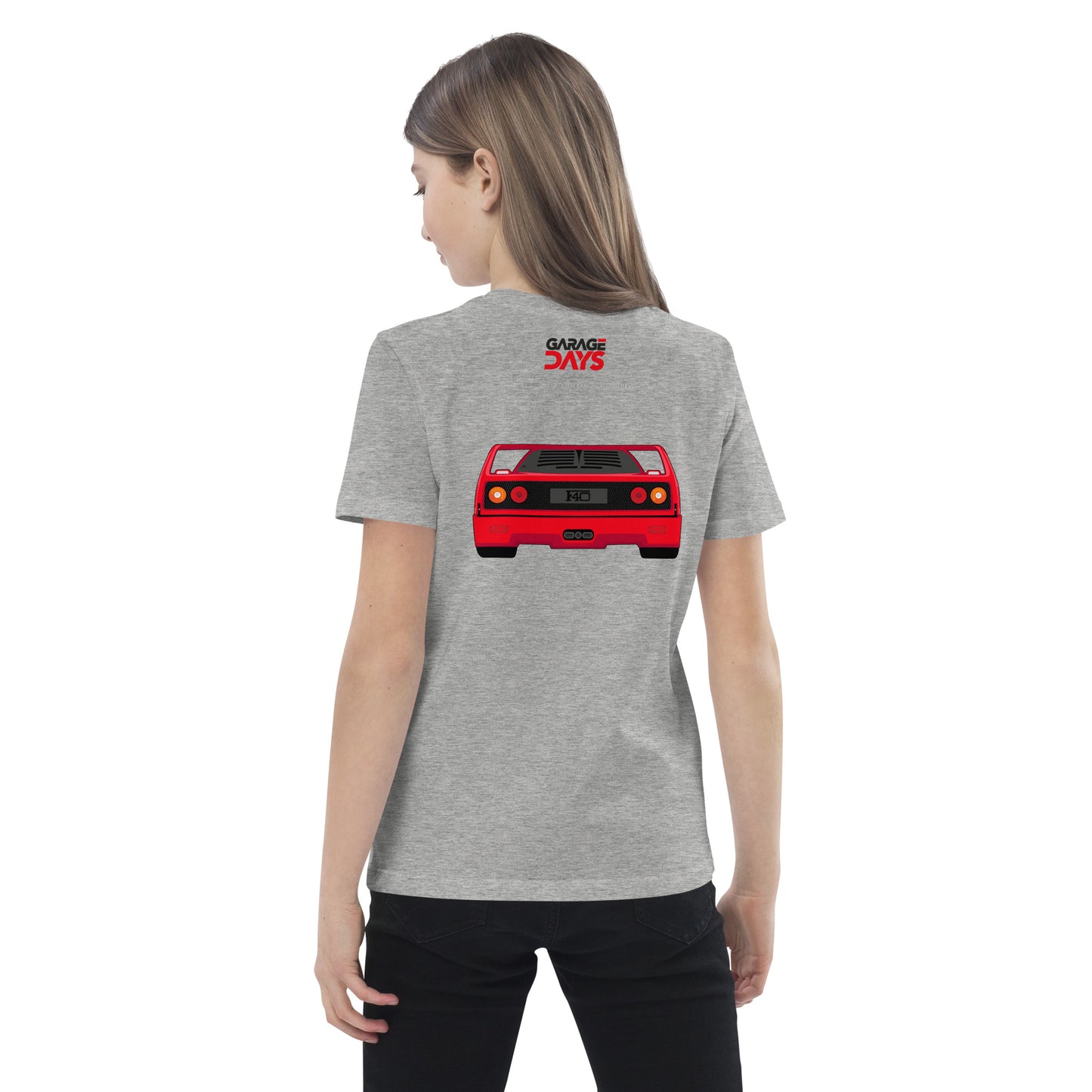 Camiseta kids unisex Ferrari F40 "Garage Days" 1 of 100