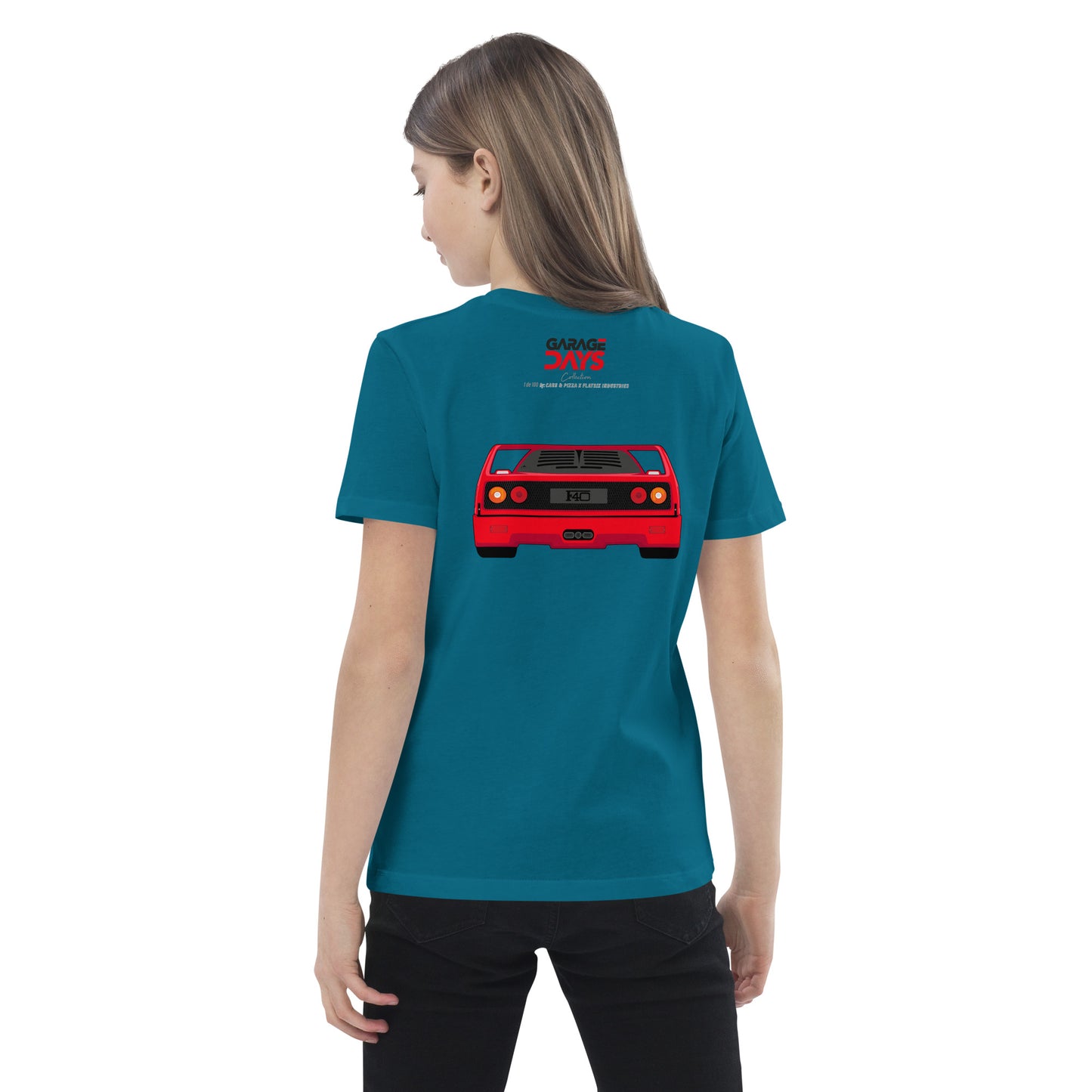 Ferrari F40 unisex kids t-shirt | Cars&Pizza Club