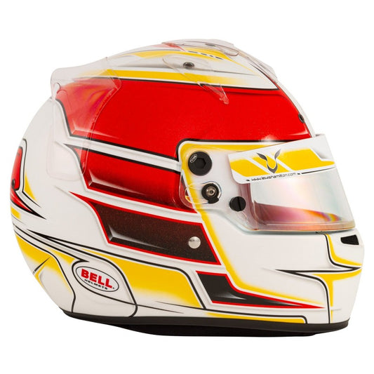 Comprar casco bell kc7 cmr lewis hamilton blanco rojo