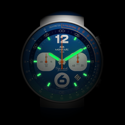 Reloj Montjuic Speed Chrono Azul