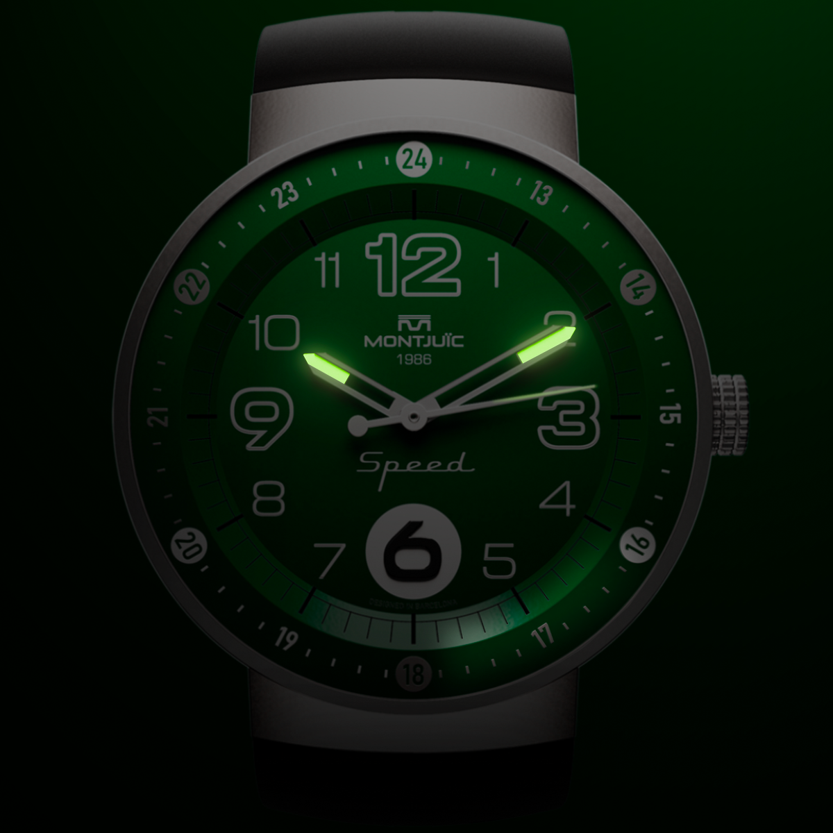 Reloj Montjuic Speed Verde