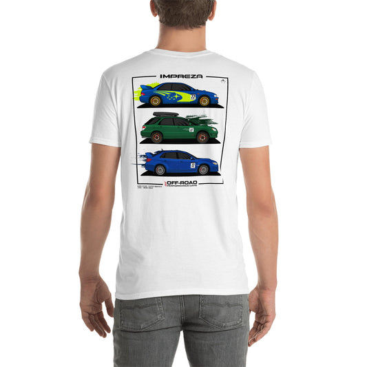 Camiseta unisex Subaru Impreza Off-Road Performance Cars