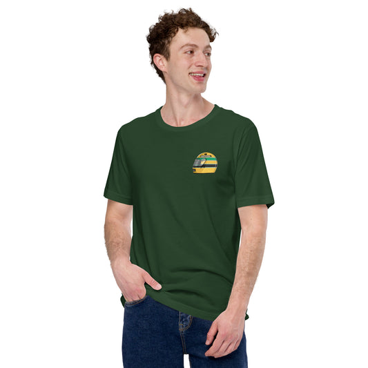 Camiseta unisex Classic casco Ayrton Senna