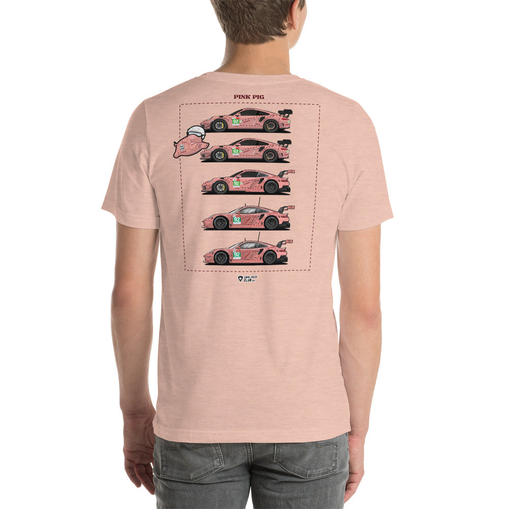 Porsche GT3 RS MR PinkPig Unisex T-Shirt – Cars&Pizza Club