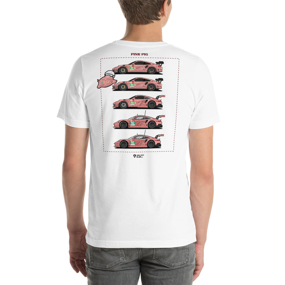Camiseta unisex 991.2 GT3 RS MR PinkPig