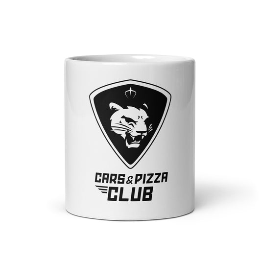 Taza 11oz "Cars&Pizza Club" New Logo
