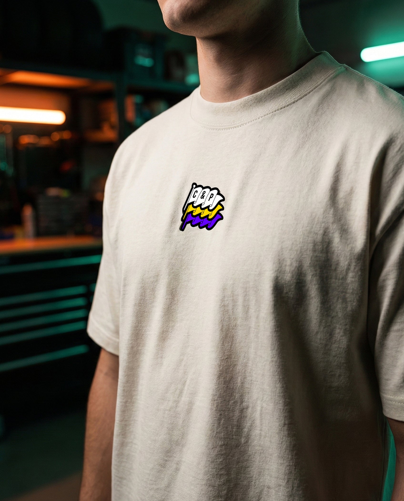 Camiseta oversize unisex 24/7 DriveFast Night Club