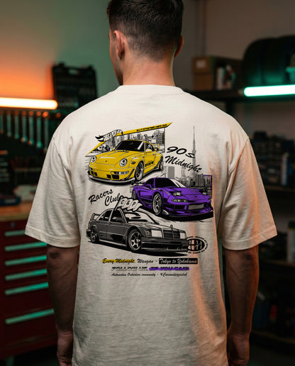 Camiseta oversize unisex 24/7 DriveFast Night Club