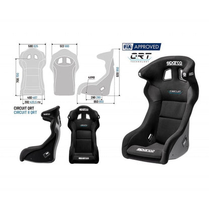 SPARCO CIRCUIT II QRT SEAT