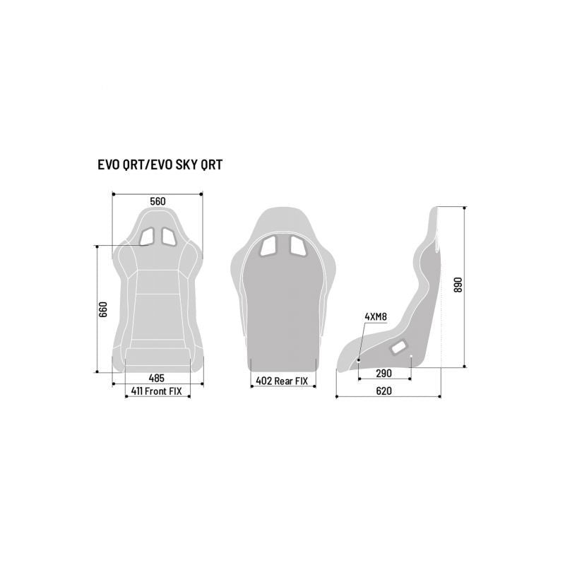 ASIENTO SPARCO EVO QRT SKY