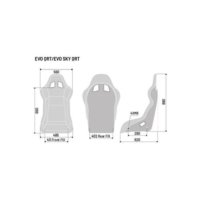 ASIENTO SPARCO EVO QRT SKY