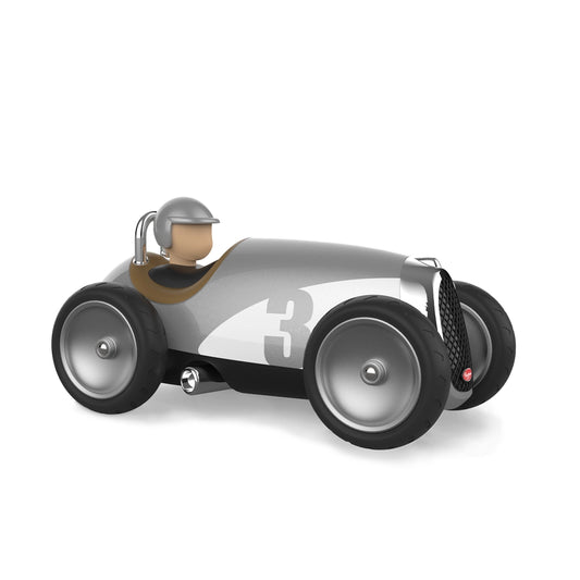 Toy racing car style Bugatti EB Gray