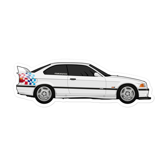 BMW E36 M3 die-cut stickers
