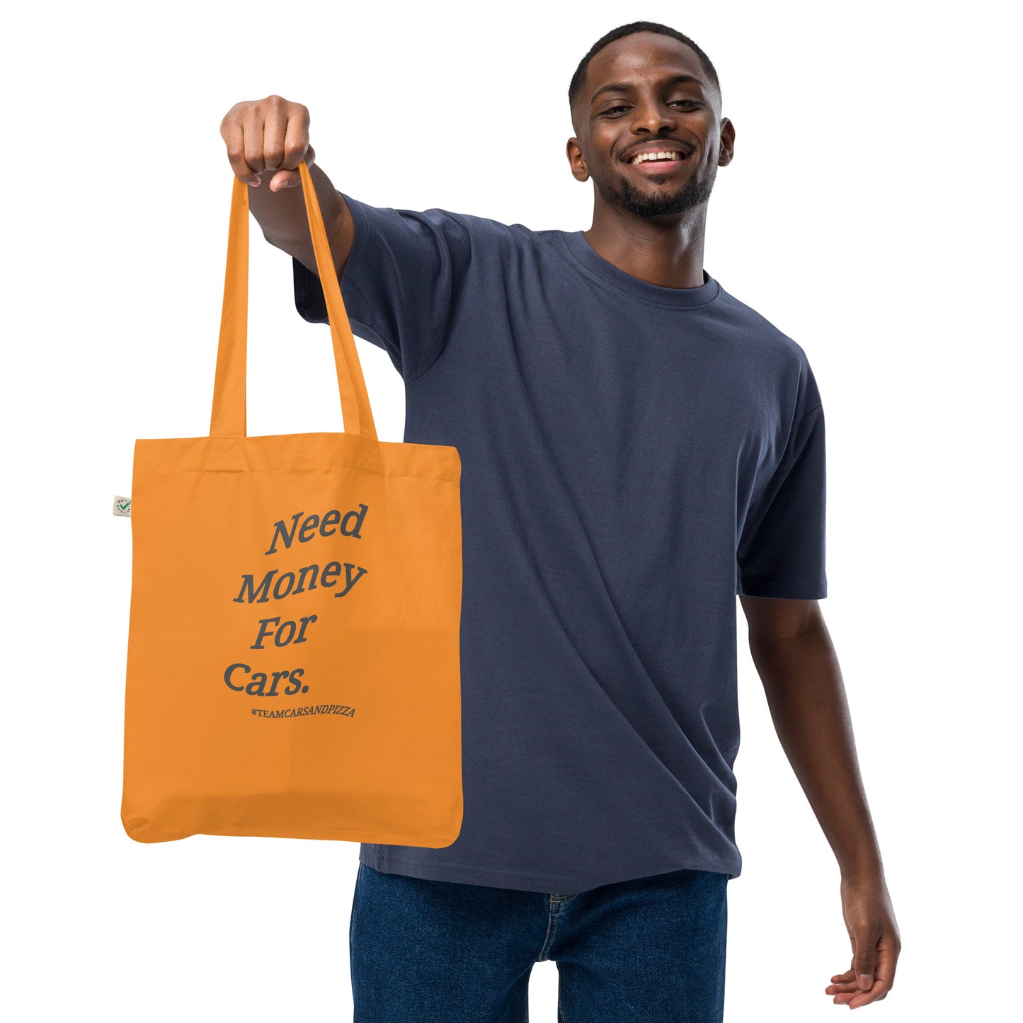 Organic tote bag "Need Money For Cars"