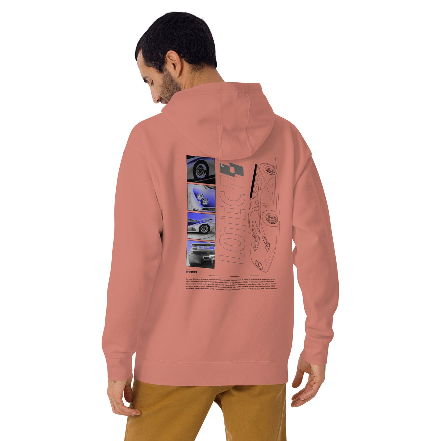 Lotec C1000 unisex hooded sweatshirt