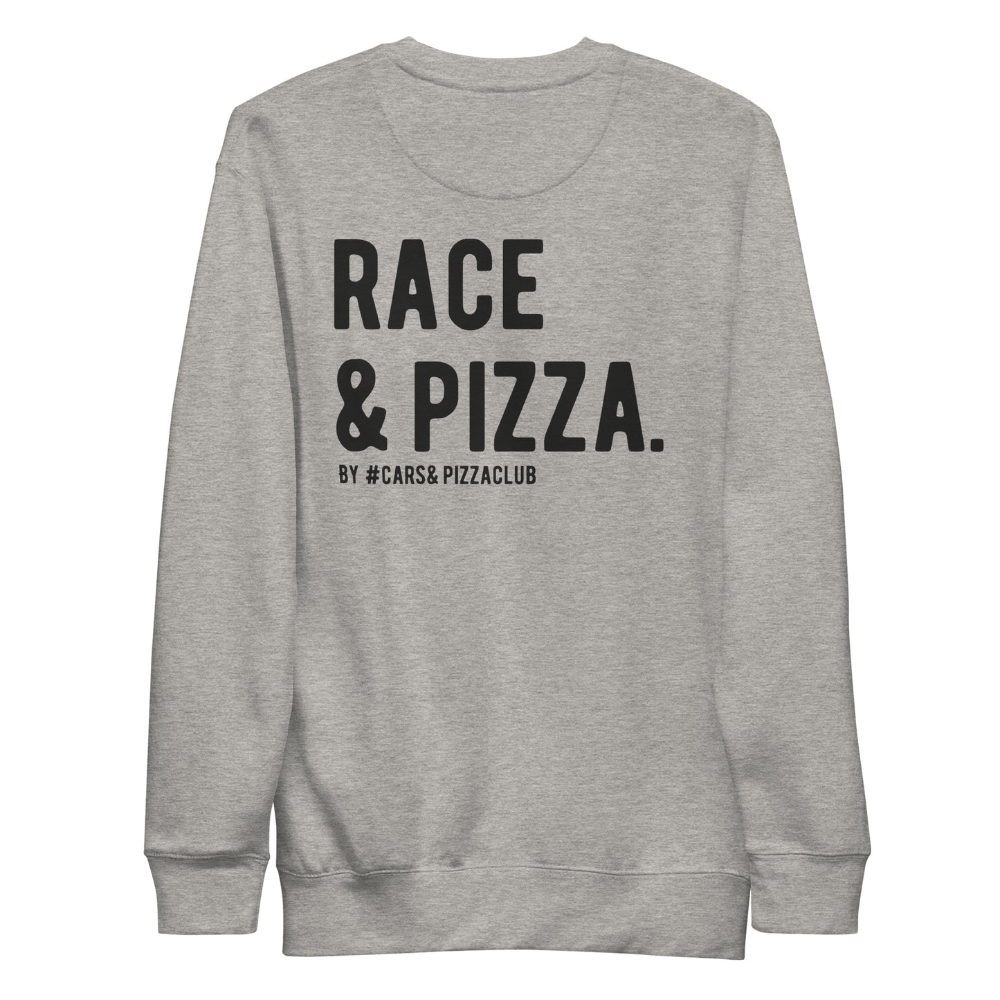 Unisex sweatshirt without hat Cars&amp;Pizza (Race&amp;Pizza)