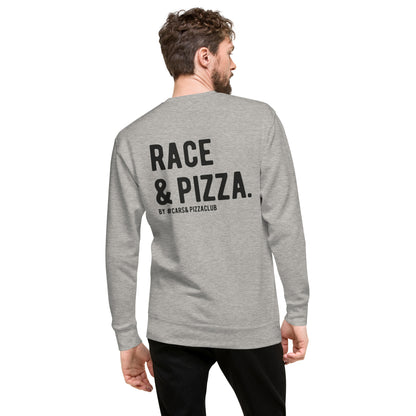 Unisex sweatshirt without hat Cars&amp;Pizza (Race&amp;Pizza)