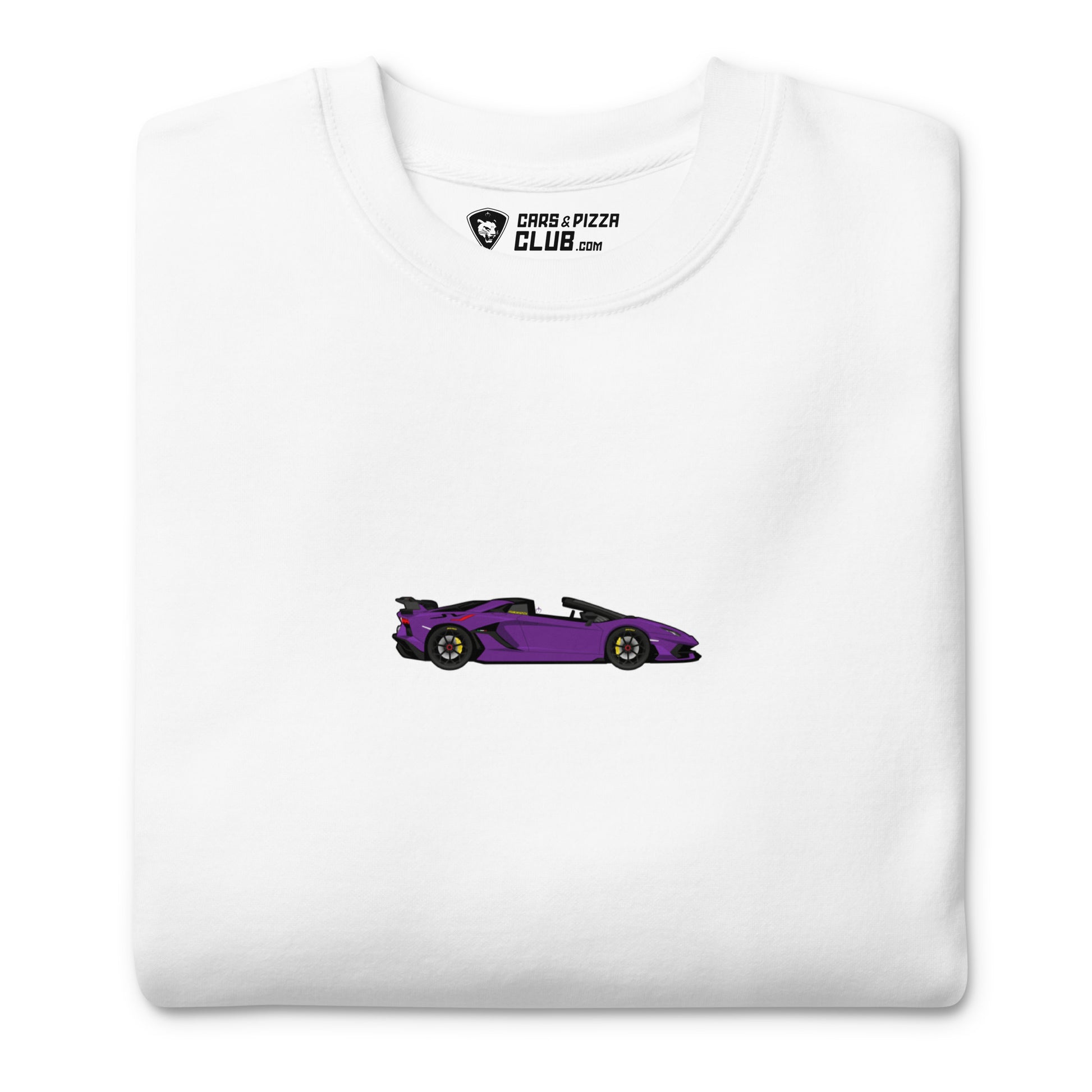 Sudadera sin gorro unisex Lamborghini Aventador SVJ Roadster