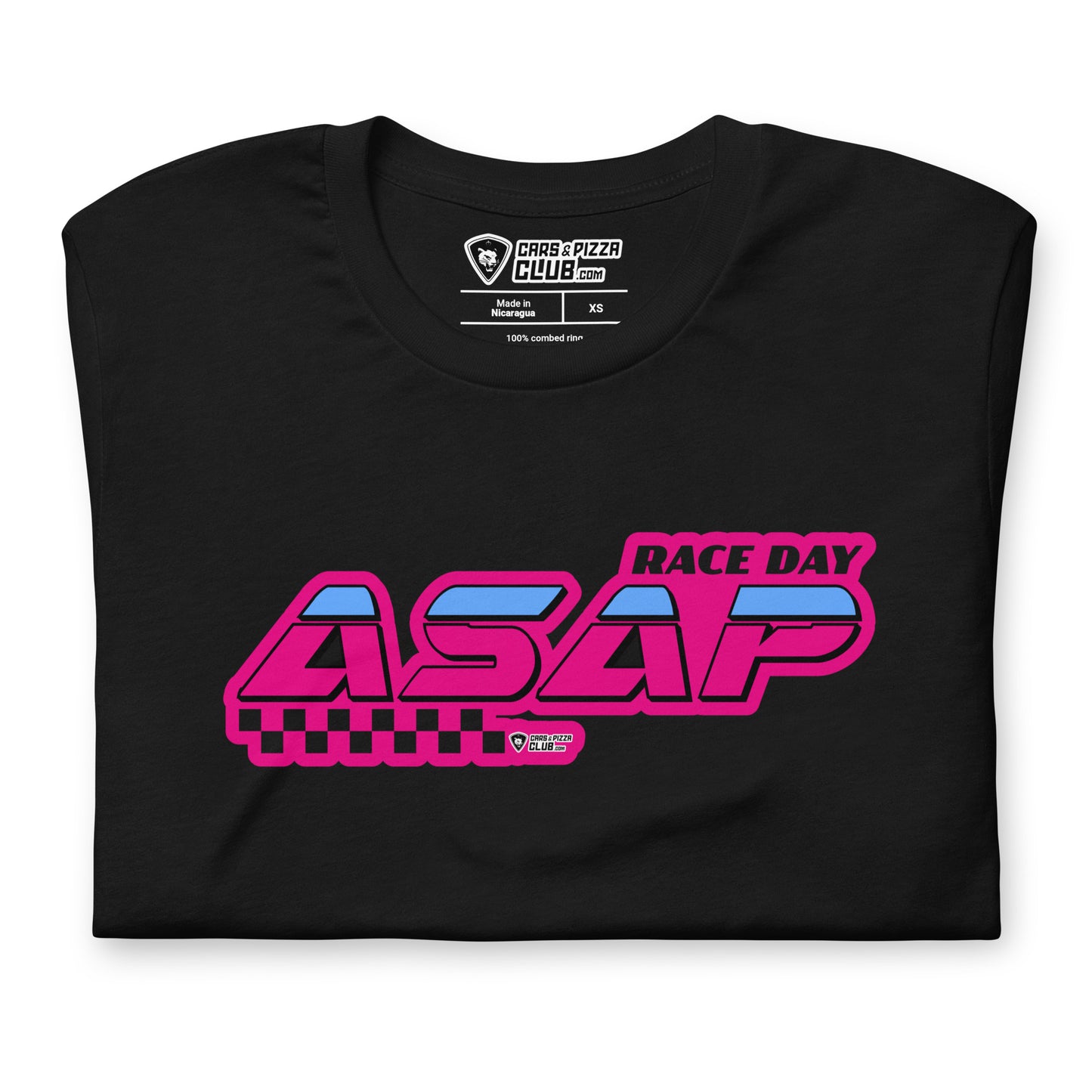 "Race Day ASAP" Pink Unisex T-Shirt