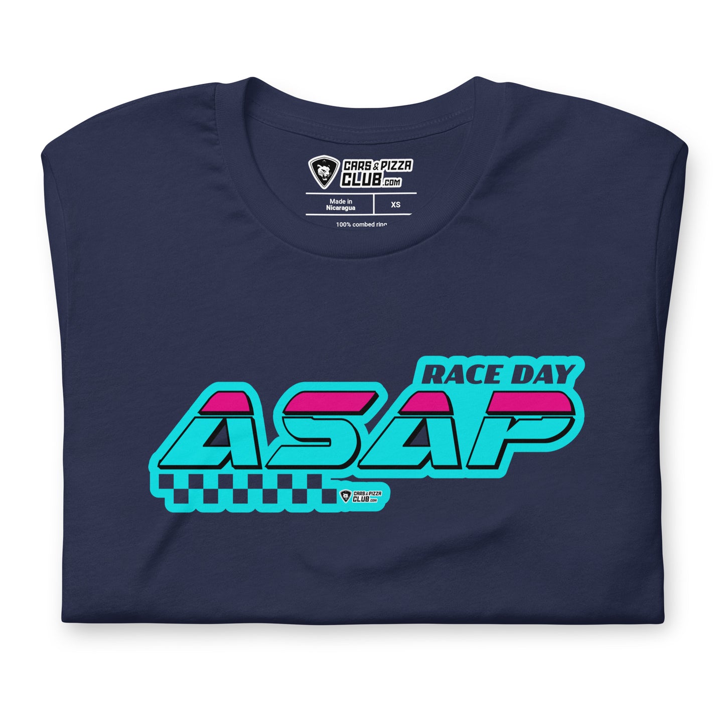 Camiseta unisex "Race Day ASAP" Blue