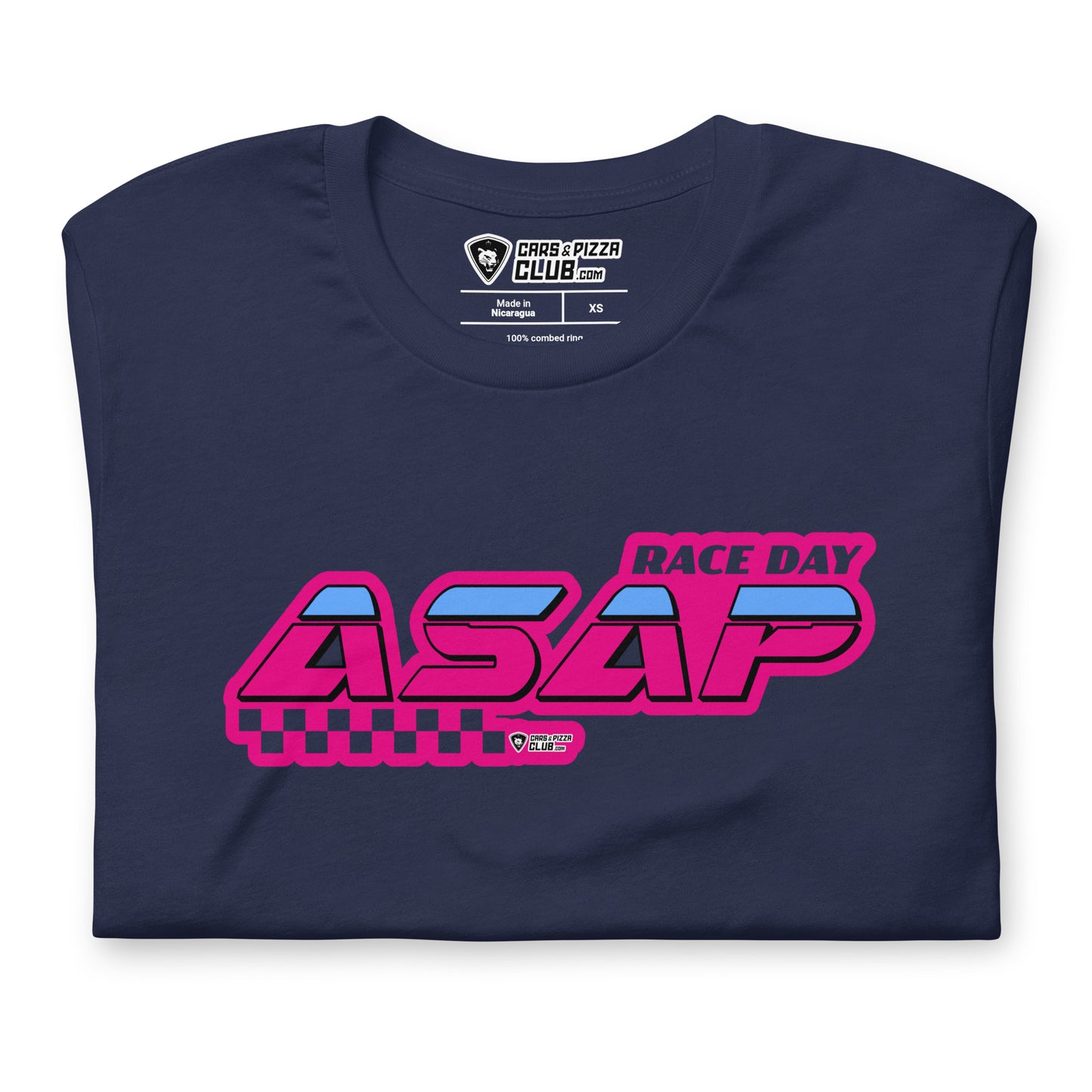 Camiseta unisex "Race Day ASAP" Pink