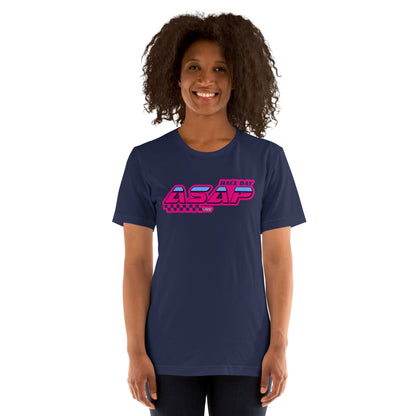 Camiseta unisex "Race Day ASAP" Pink