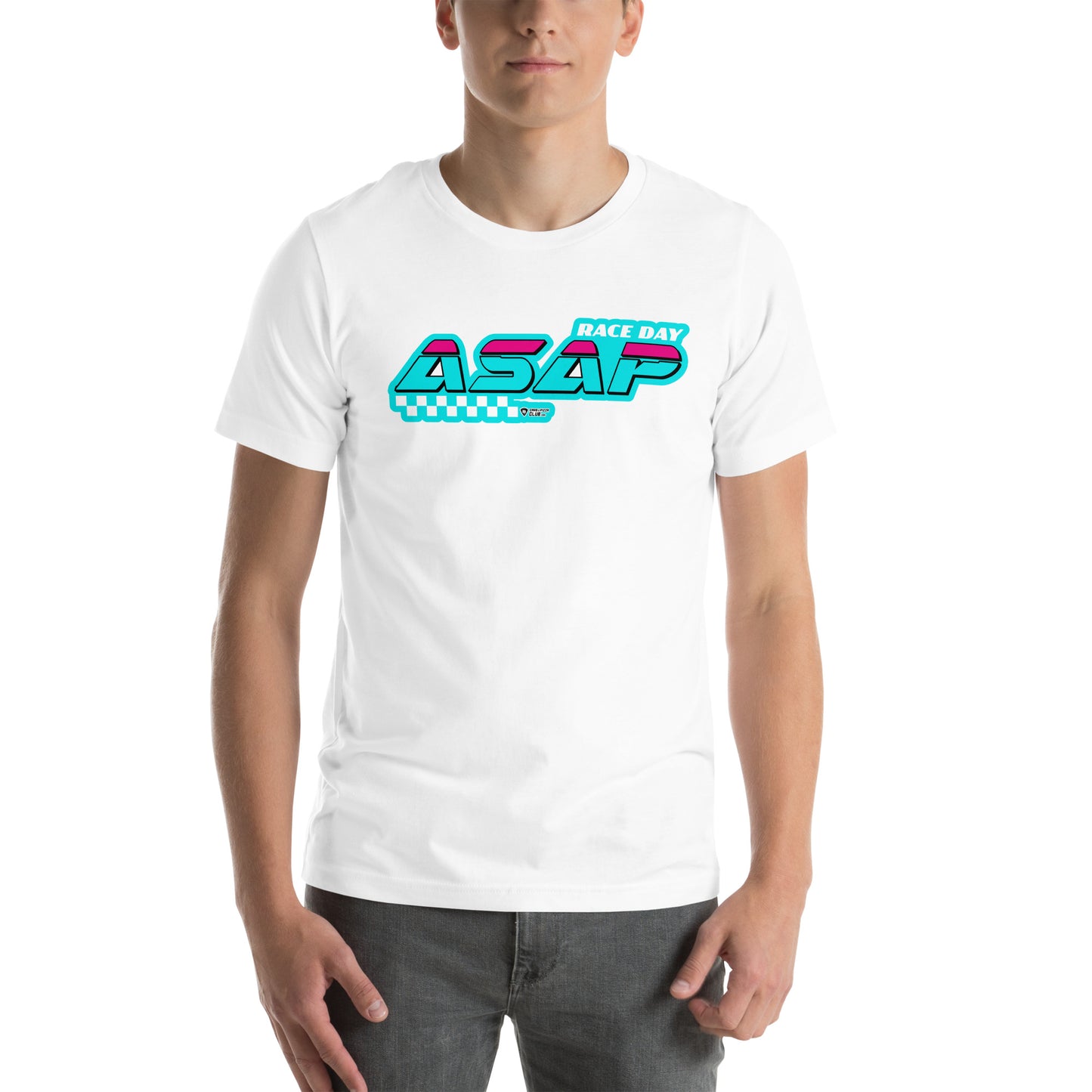 Camiseta unisex "Race Day ASAP" Blue