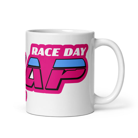 11oz Mug "Race Day ASAP" Pink