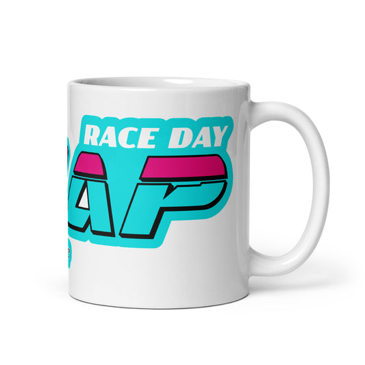11oz Mug "Race Day ASAP" Blue