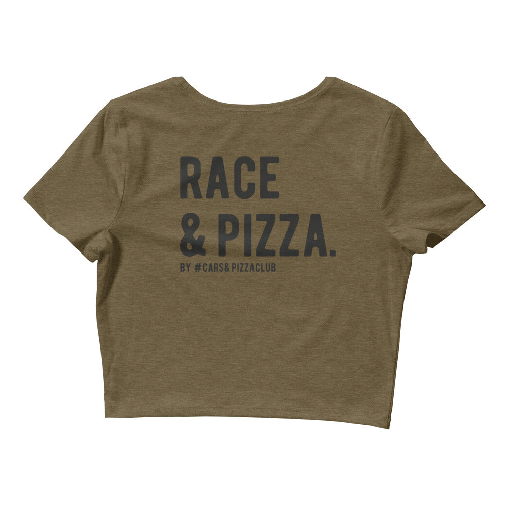 Camiseta Crop Top Cars&Pizza (Race&Pizza)